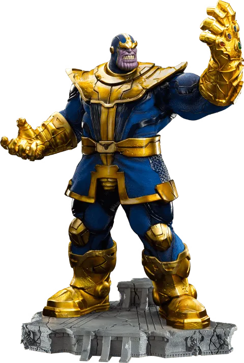 IRO54308 Marvel Comics - Thanos 1:10 Scale Statue - Iron Studios - Titan Pop Culture