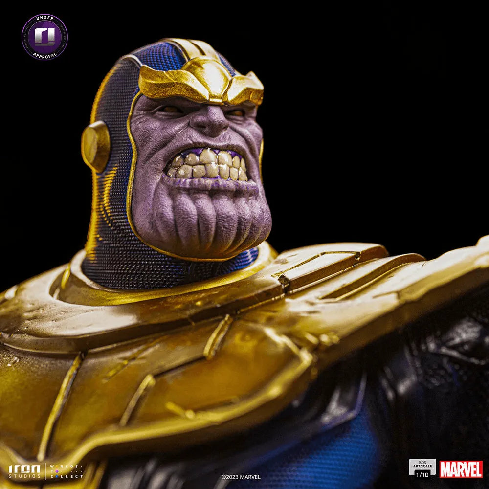 IRO54308 Marvel Comics - Thanos 1:10 Scale Statue - Iron Studios - Titan Pop Culture