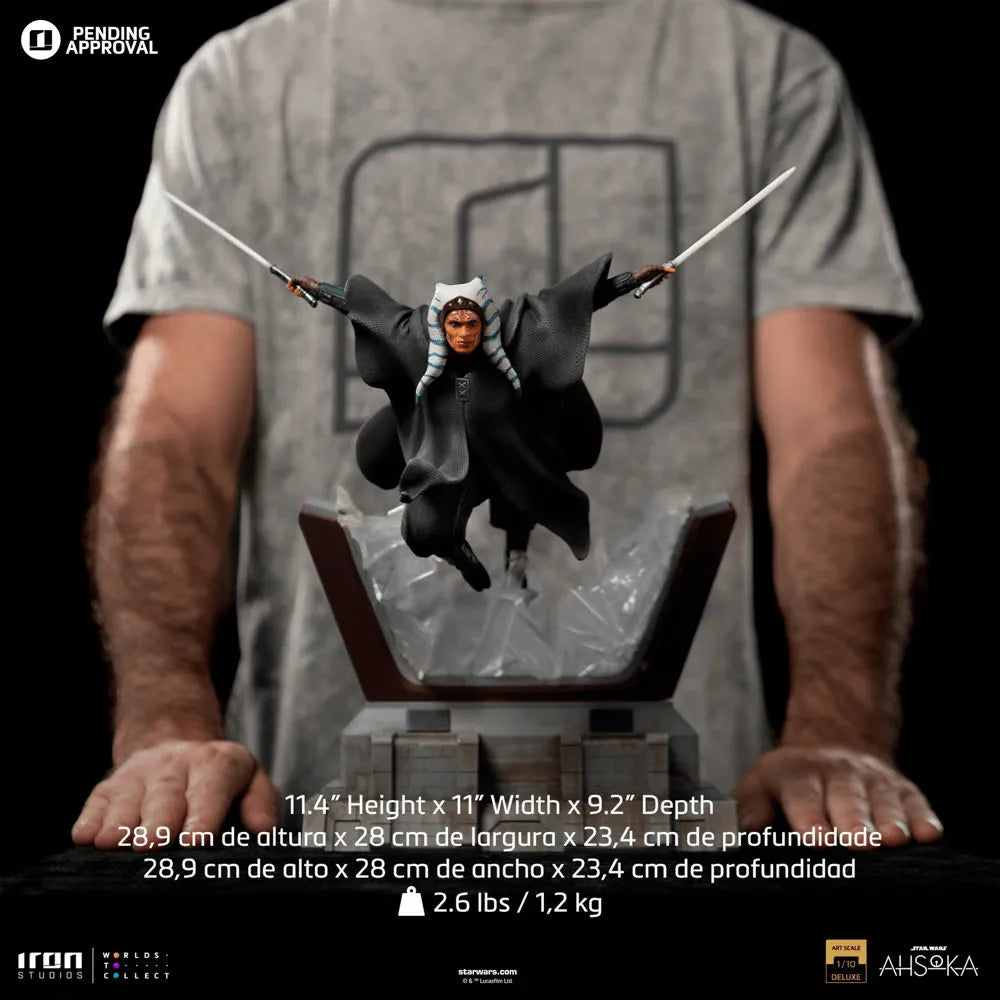 IRO54568 Star Wars: Ahsoka (TV) - Ahsoka Deluxe 1:10 Statue - Iron Studios - Titan Pop Culture