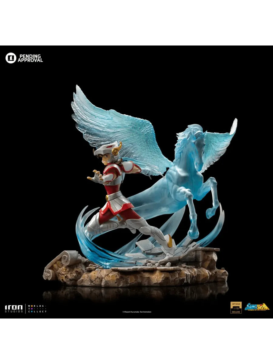 IRO54605 Saint Seiya - Pegasus Seiya Deluxe 1:10 Statue - Iron Studios - Titan Pop Culture