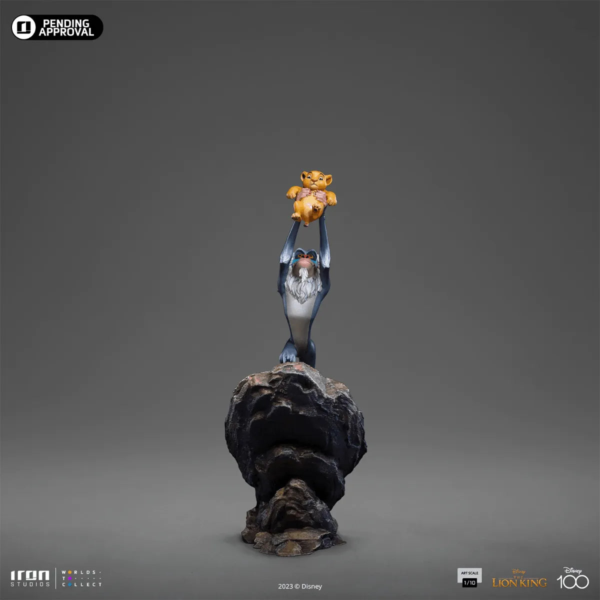 IRO55008 Lion King - Pride Rock 1:10 Scale Diorama - Iron Studios - Titan Pop Culture