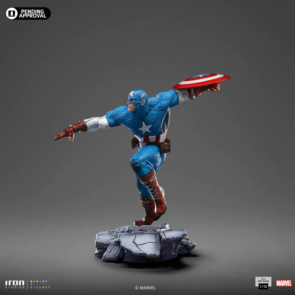 IRO55312 Captain America - Captain America 1:10 Scale Statue - Iron Studios - Titan Pop Culture