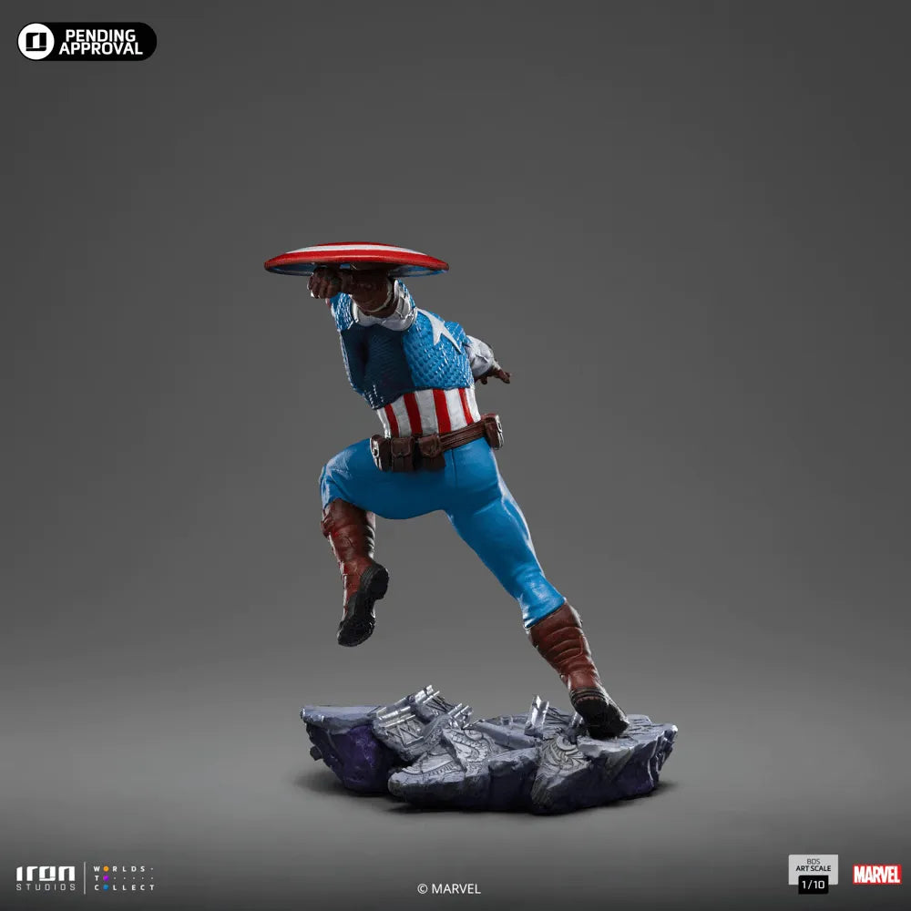 IRO55312 Captain America - Captain America 1:10 Scale Statue - Iron Studios - Titan Pop Culture