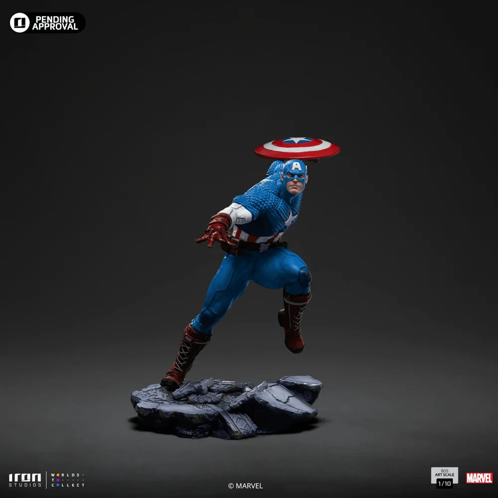IRO55312 Captain America - Captain America 1:10 Scale Statue - Iron Studios - Titan Pop Culture
