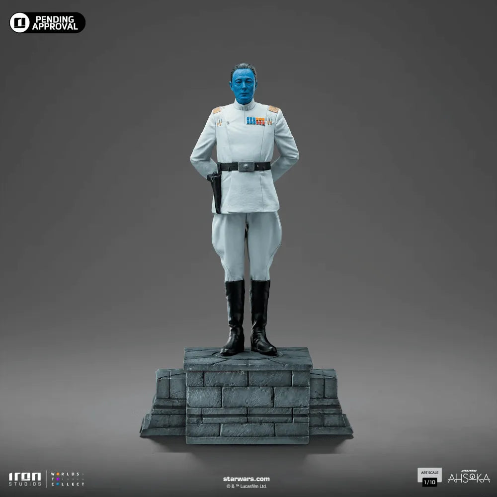 IRO55565 Star Wars: Ahsoka - Grand Admiral Thrawn 1:10 Statue - Iron Studios - Titan Pop Culture