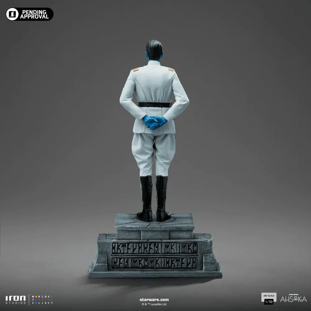 IRO55565 Star Wars: Ahsoka - Grand Admiral Thrawn 1:10 Statue - Iron Studios - Titan Pop Culture