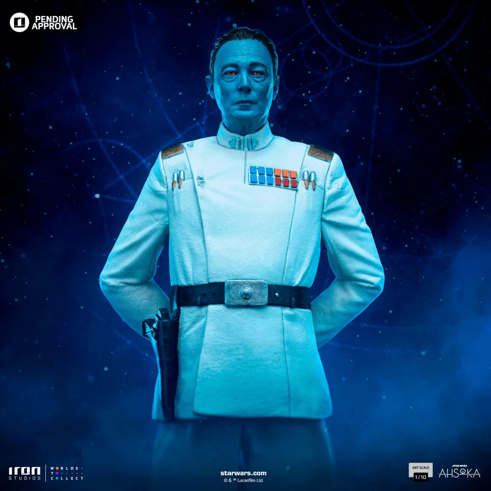 IRO55565 Star Wars: Ahsoka - Grand Admiral Thrawn 1:10 Statue - Iron Studios - Titan Pop Culture