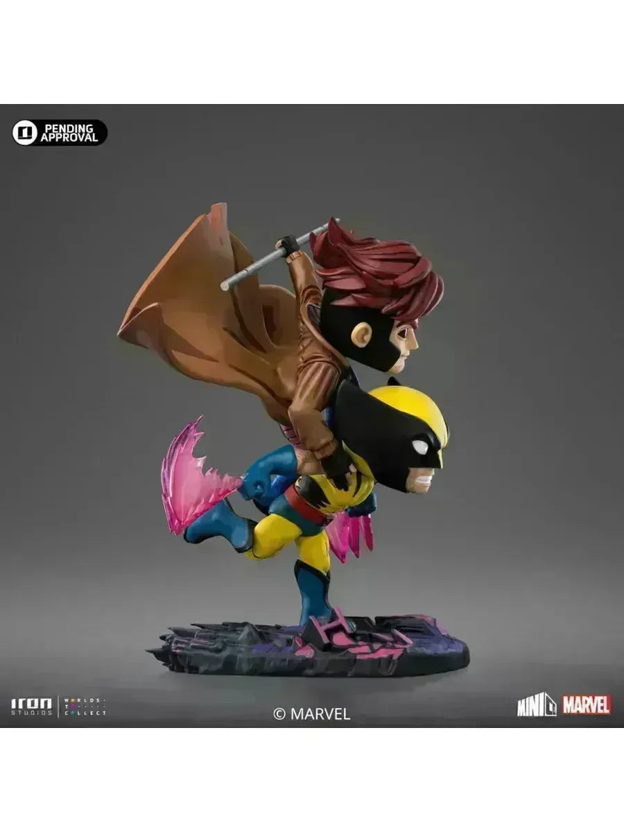 IRO56494 X-Men '97 - Gambit & Wolverine MiniCO Vinyl - Iron Studios - Titan Pop Culture