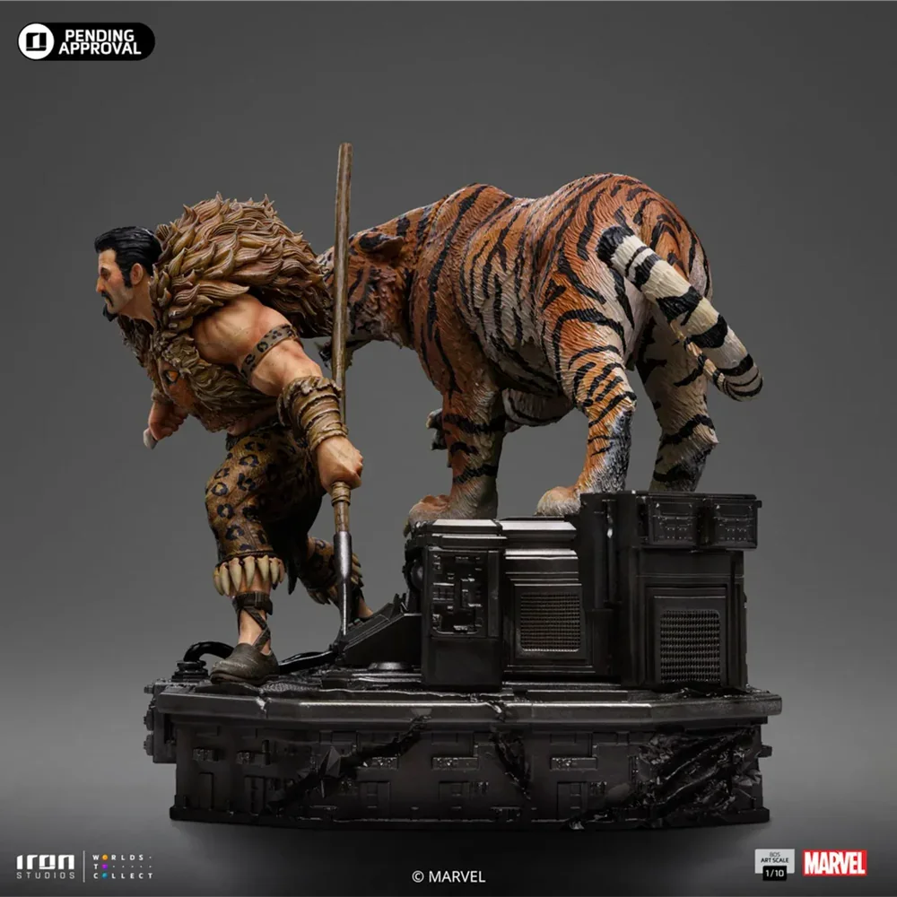 Diorama a escala 1:10 de los Seis Siniestros: Kraven vs. Spider-Man