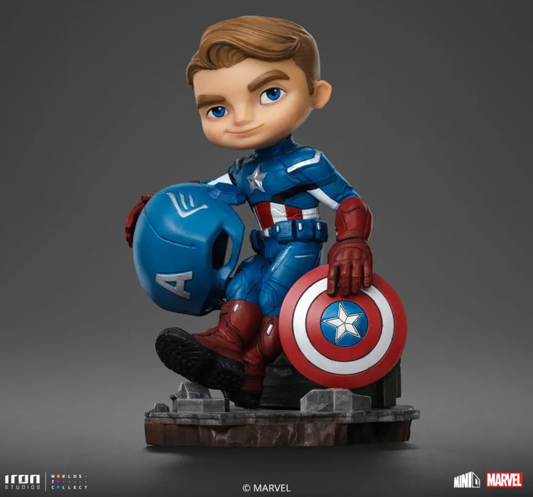 IRO56838 Captain America - Captain America MiniCO Vinyl Figure - Iron Studios - Titan Pop Culture