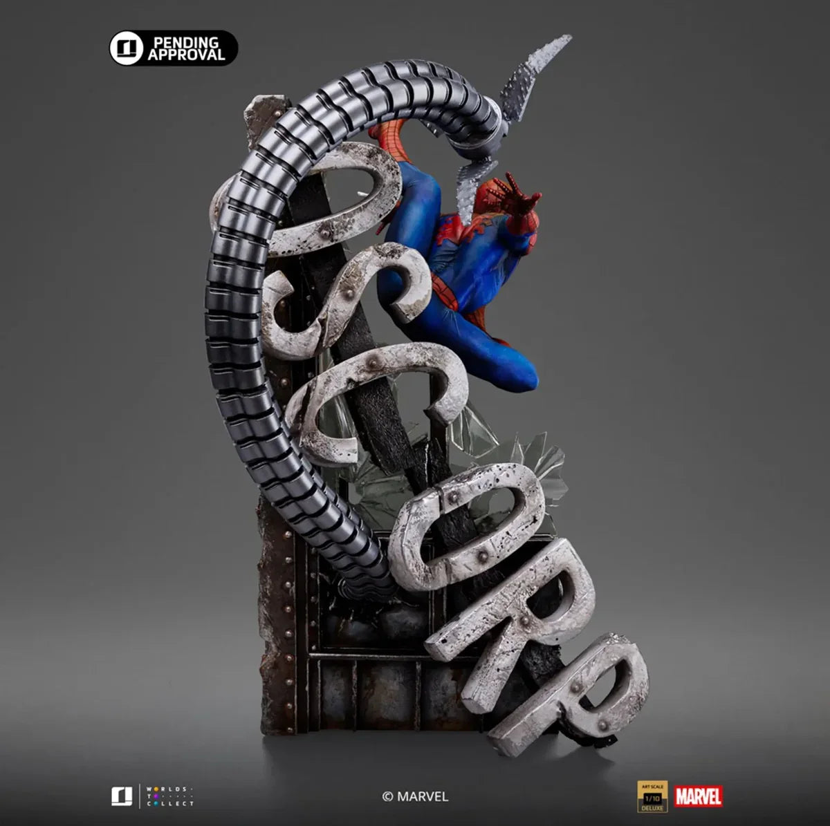 Spider-Man - Estatua a escala 1:10 del décimo aniversario de Spider-Man