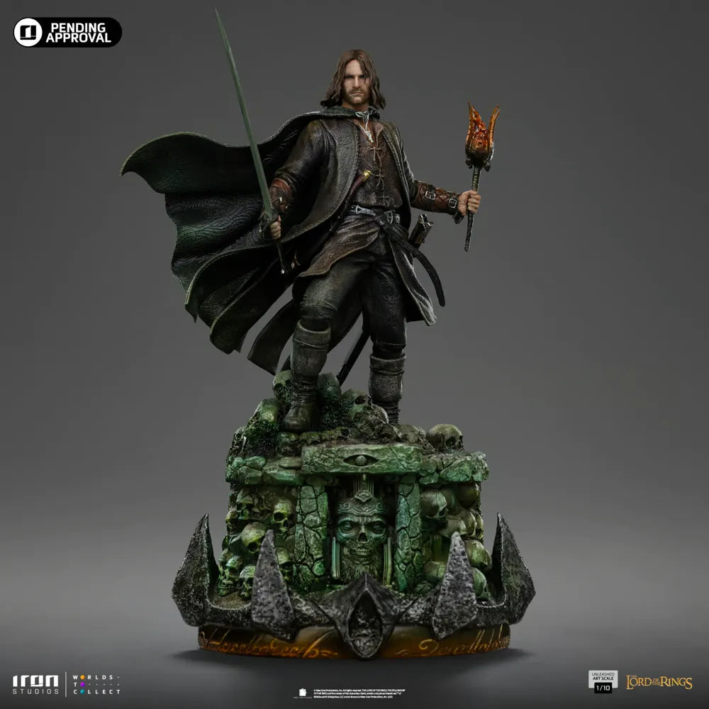 IRO57538 The Lord of the Rings - Aragorn Unleashed 1:10 Scale Statue - Iron Studios - Titan Pop Culture