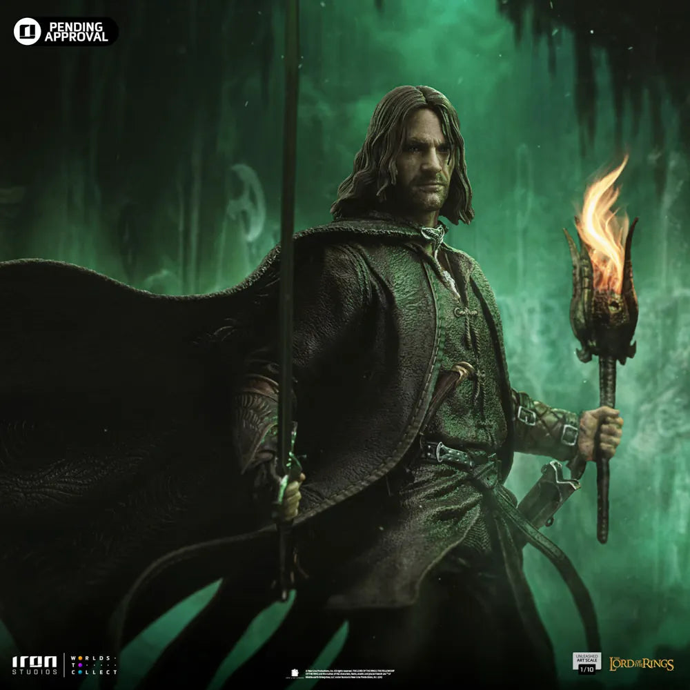 IRO57538 The Lord of the Rings - Aragorn Unleashed 1:10 Scale Statue - Iron Studios - Titan Pop Culture