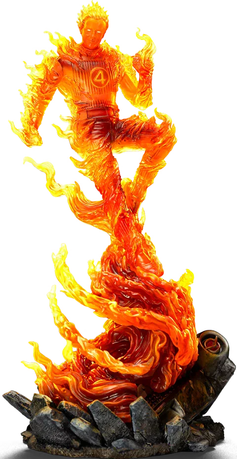 The Fantastic Four: First Steps - Human Torch 1:10 Scale Statue