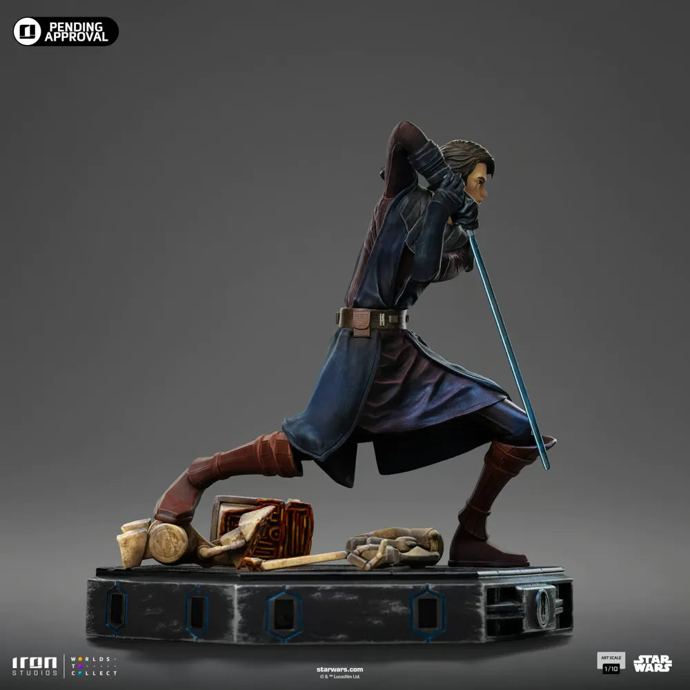 IRO57880 Star Wars: Clone Wars - Anakin Skywalker 1:10 Scale Statue - Iron Studios - Titan Pop Culture