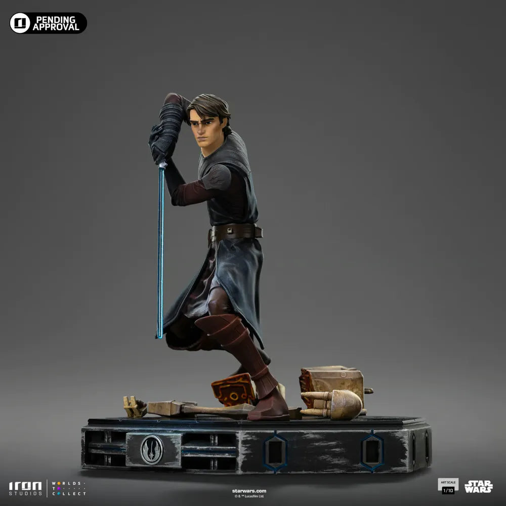 IRO57880 Star Wars: Clone Wars - Anakin Skywalker 1:10 Scale Statue - Iron Studios - Titan Pop Culture