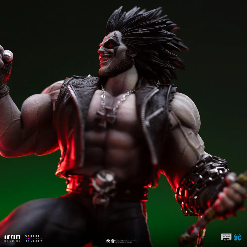 IRO57972 DC Comics - Lobo Unleashed 1:10 Scale Statue - Iron Studios - Titan Pop Culture