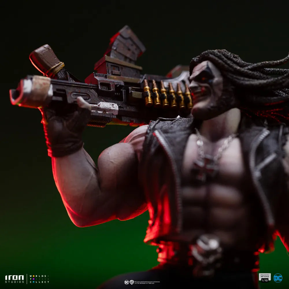 IRO57972 DC Comics - Lobo Unleashed 1:10 Scale Statue - Iron Studios - Titan Pop Culture