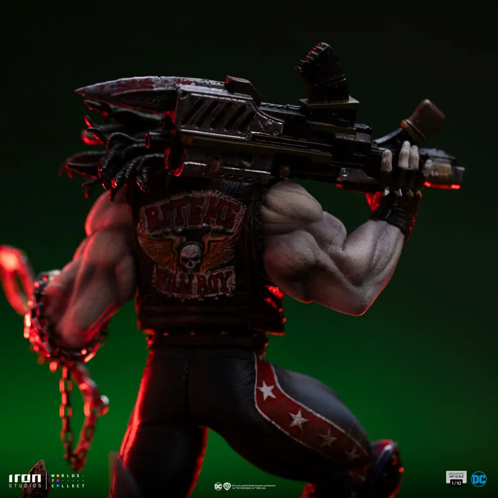 IRO57972 DC Comics - Lobo Unleashed 1:10 Scale Statue - Iron Studios - Titan Pop Culture