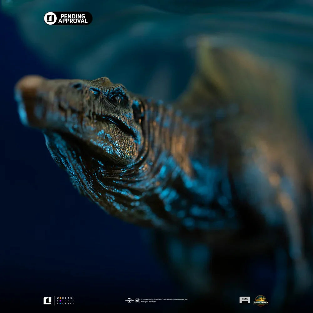 Parque Jurásico - Estatua de iconos del Spinosaurus