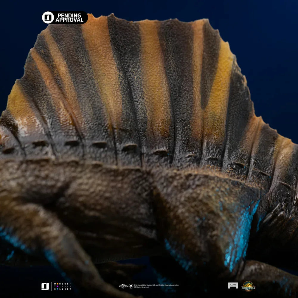 Parque Jurásico - Estatua de iconos del Spinosaurus