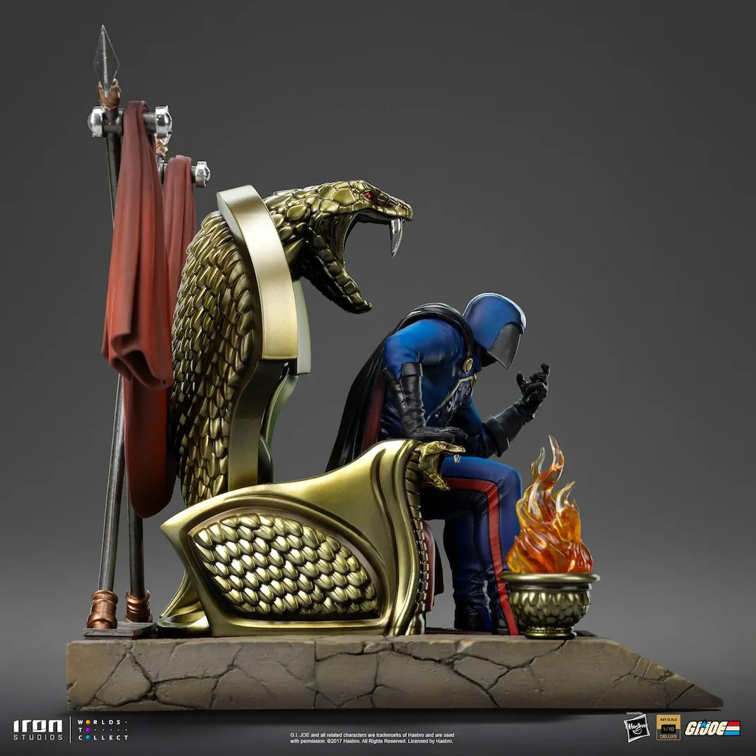 IRO59334 G.I. Joe - Cobra Commander Deluxe 1:10 Scale Statue - Iron Studios - Titan Pop Culture