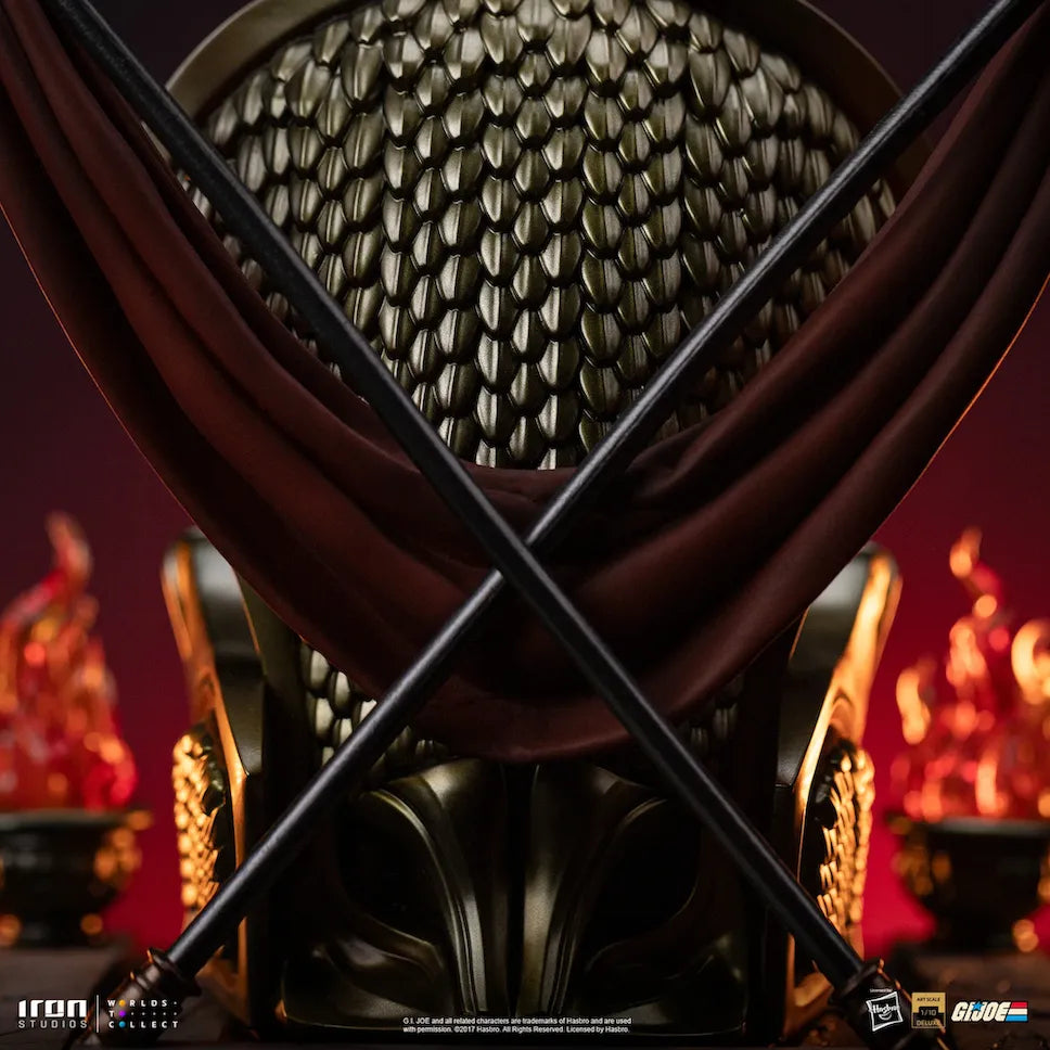 IRO59334 G.I. Joe - Cobra Commander Deluxe 1:10 Scale Statue - Iron Studios - Titan Pop Culture