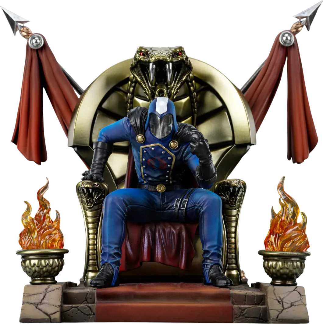 IRO59334 G.I. Joe - Cobra Commander Deluxe 1:10 Scale Statue - Iron Studios - Titan Pop Culture