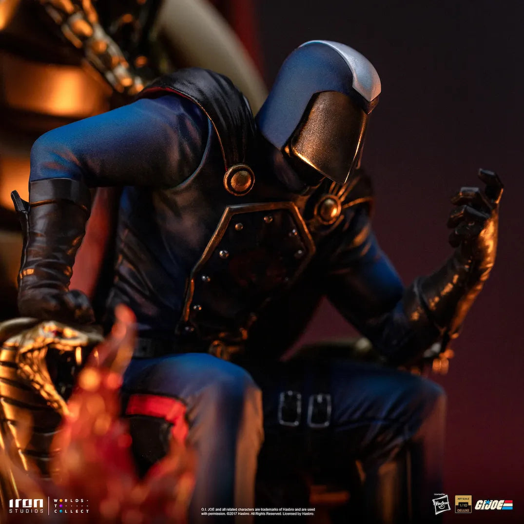 IRO59334 G.I. Joe - Cobra Commander Deluxe 1:10 Scale Statue - Iron Studios - Titan Pop Culture