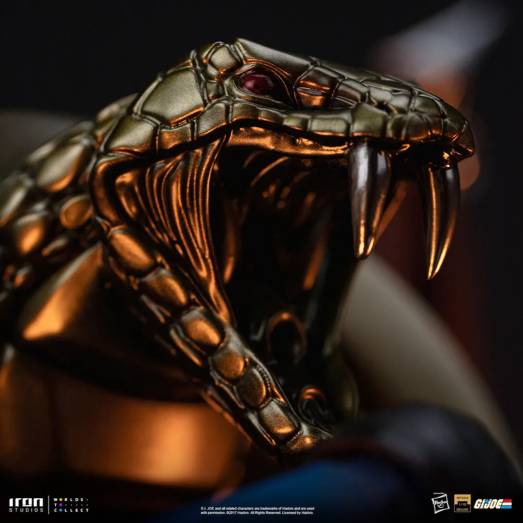 IRO59334 G.I. Joe - Cobra Commander Deluxe 1:10 Scale Statue - Iron Studios - Titan Pop Culture