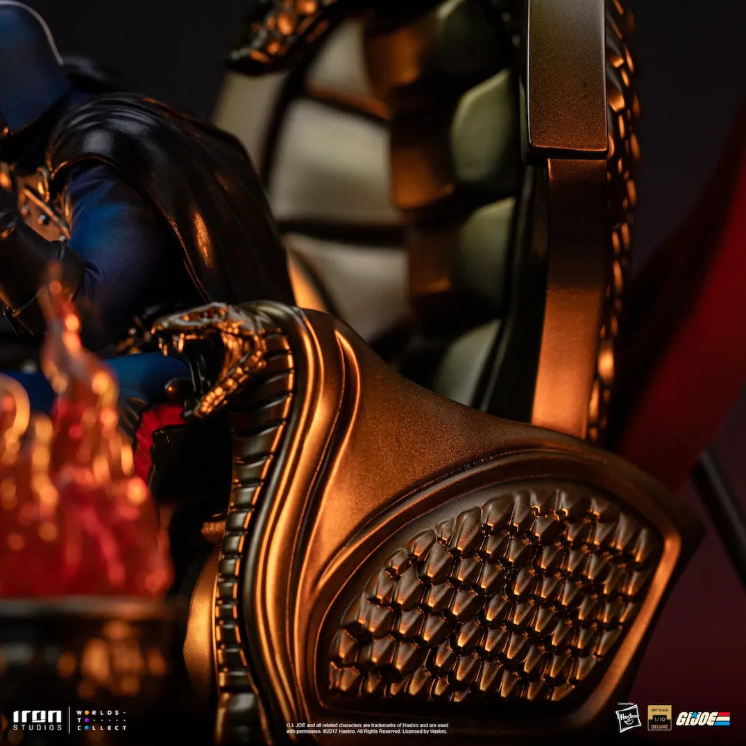 IRO59334 G.I. Joe - Cobra Commander Deluxe 1:10 Scale Statue - Iron Studios - Titan Pop Culture