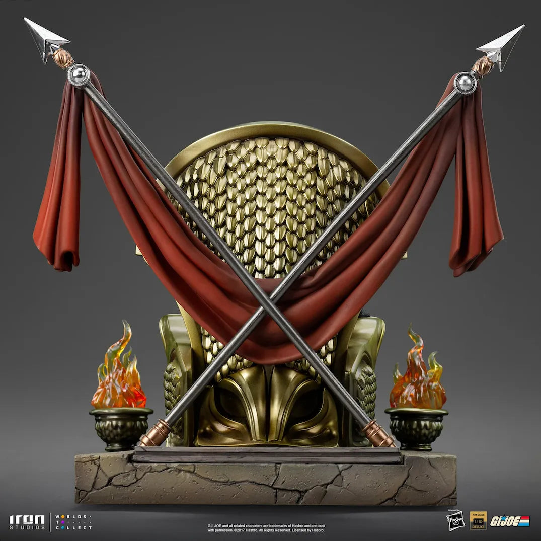 IRO59334 G.I. Joe - Cobra Commander Deluxe 1:10 Scale Statue - Iron Studios - Titan Pop Culture