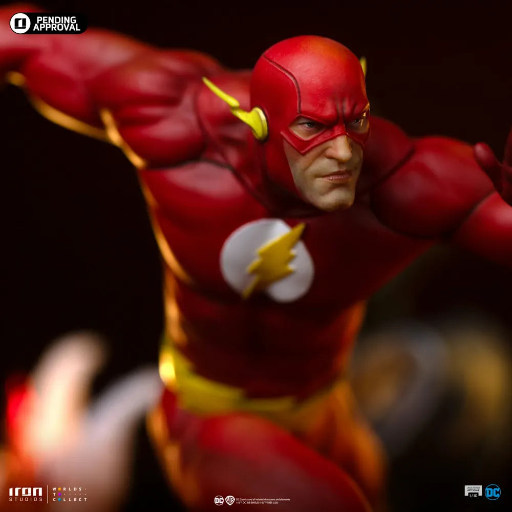 IRO59365 The Flash - Flash Unleashed 1:10 Scale Statue - Iron Studios - Titan Pop Culture