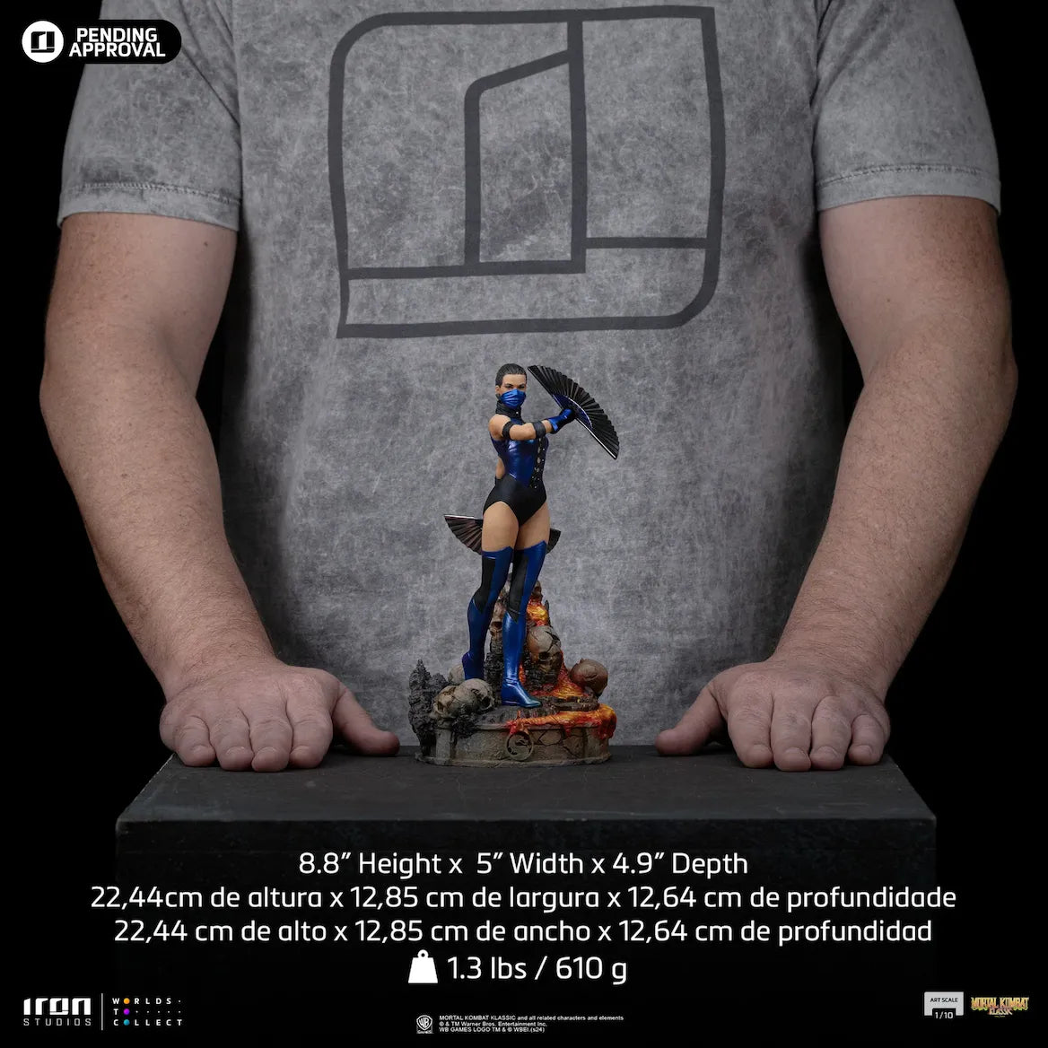 IRO59402 Mortal Kombat - Kitana 1:10 Scale Statue - Iron Studios - Titan Pop Culture