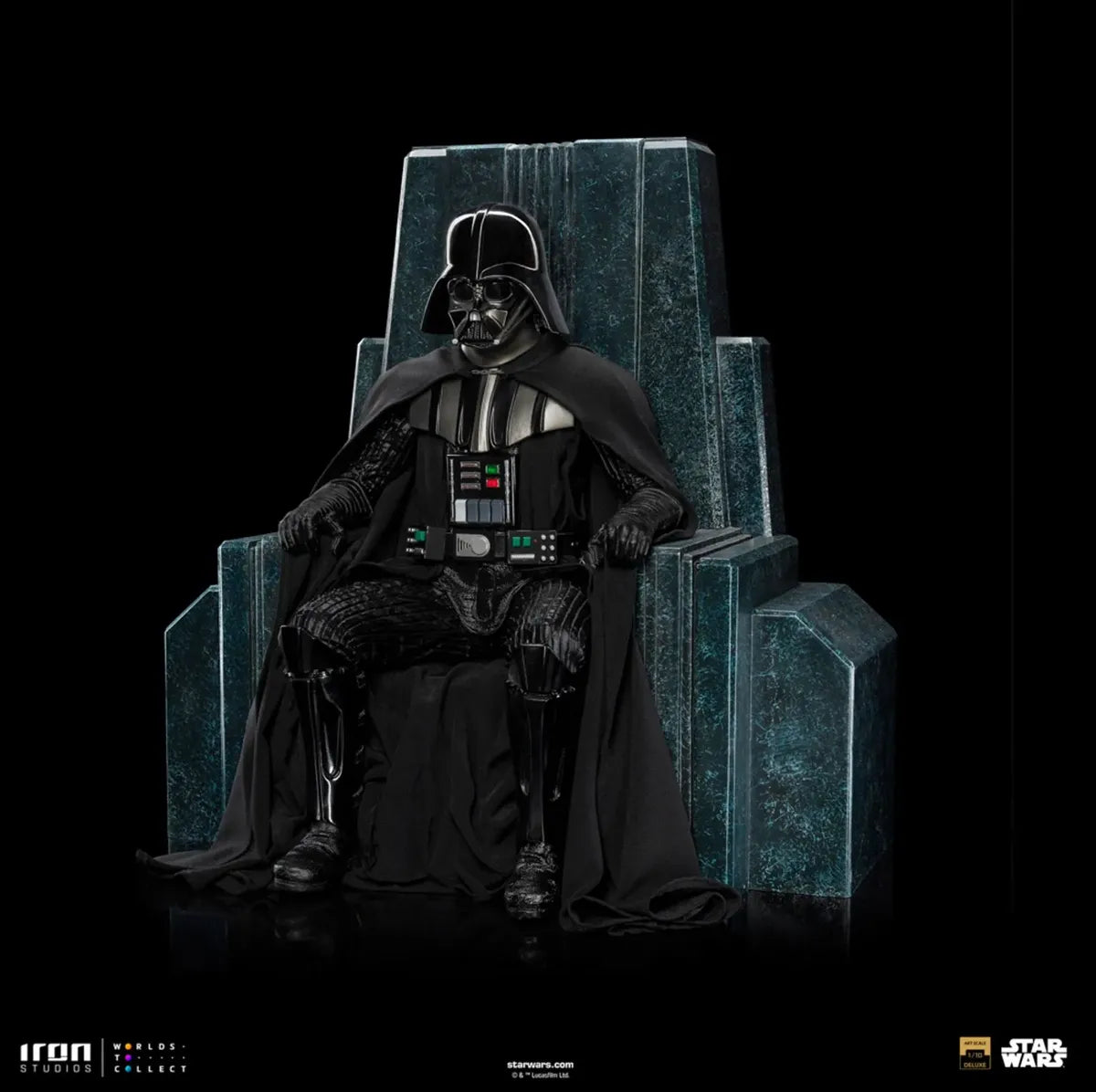 IRO59433 Star Wars - Darth Vader on Throne 1:10 Scale Statue - Iron Studios - Titan Pop Culture