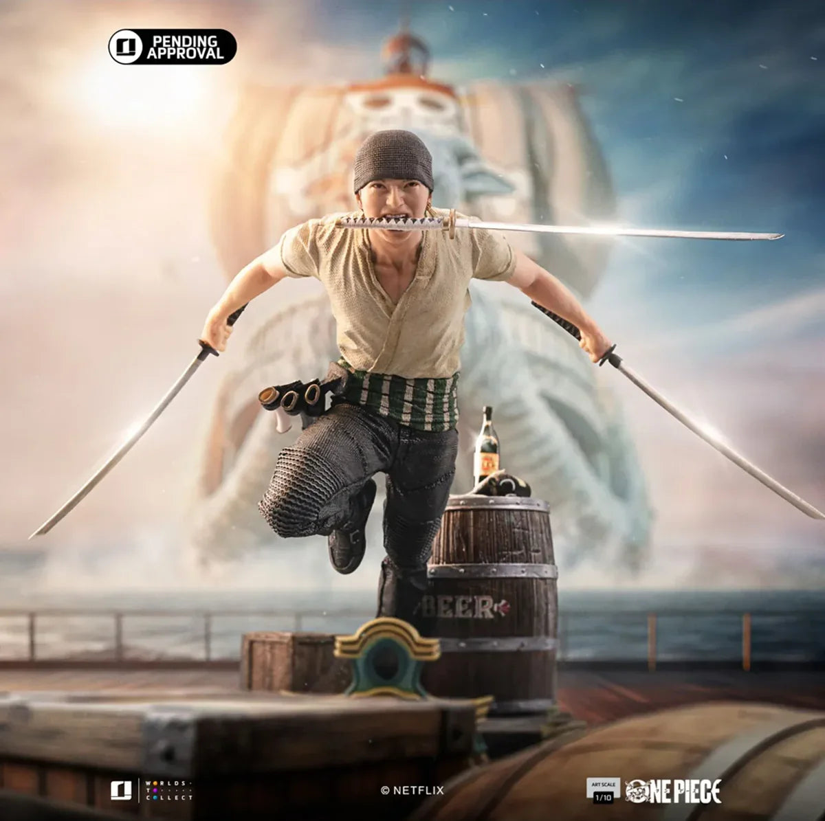 One Piece - Zoro 1:10 Scale Statue