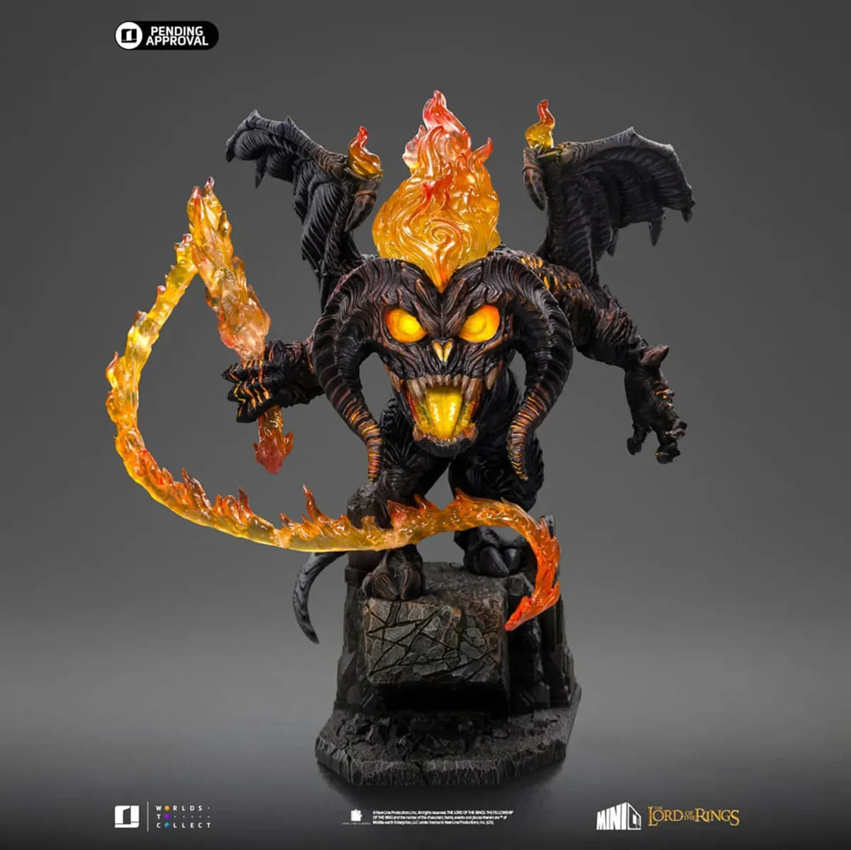 Figura de vinilo de Balrog de El Señor de los Anillos (MiniCo)