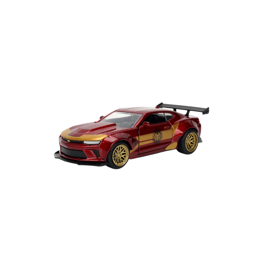 JAD30307 Marvel Comics - 2016 Chevy Camaro Iron Man 1:32 Scale Diecast Vehicle - Jada Toys - Titan Pop Culture