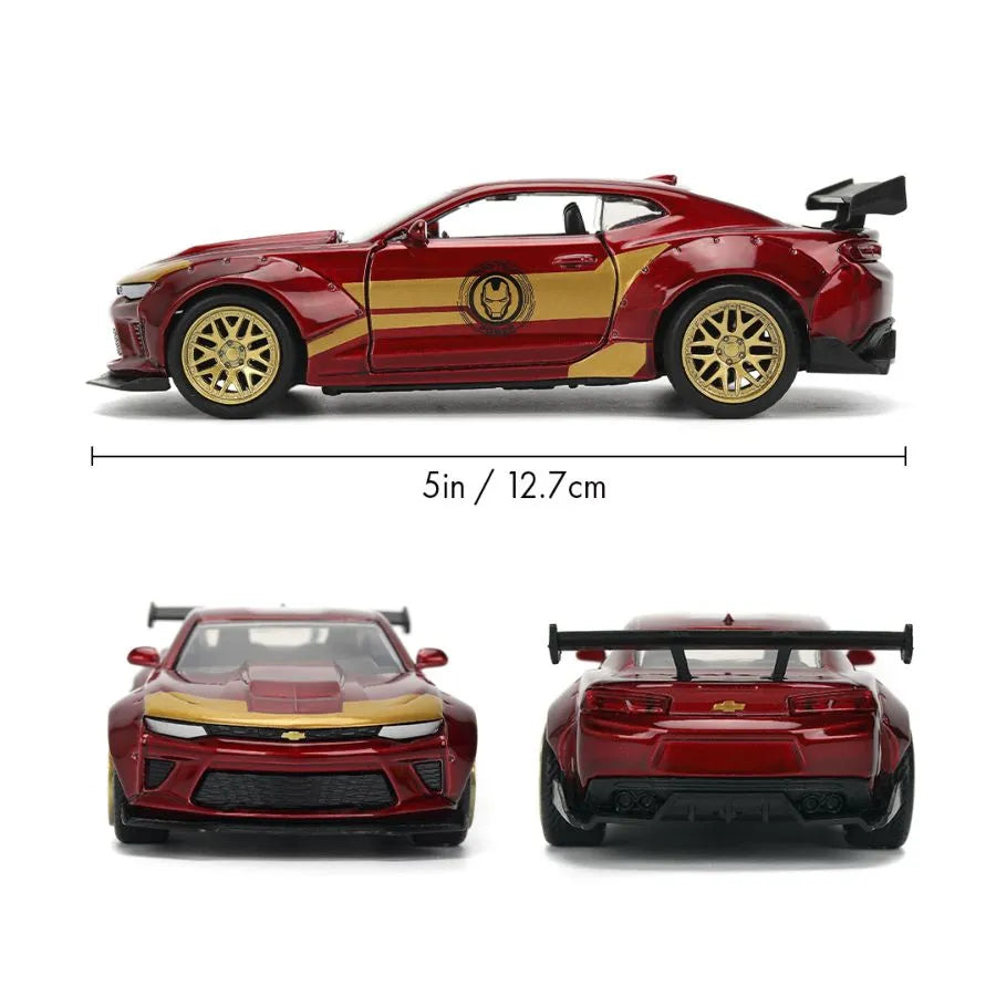 JAD30307 Marvel Comics - 2016 Chevy Camaro Iron Man 1:32 Scale Diecast Vehicle - Jada Toys - Titan Pop Culture