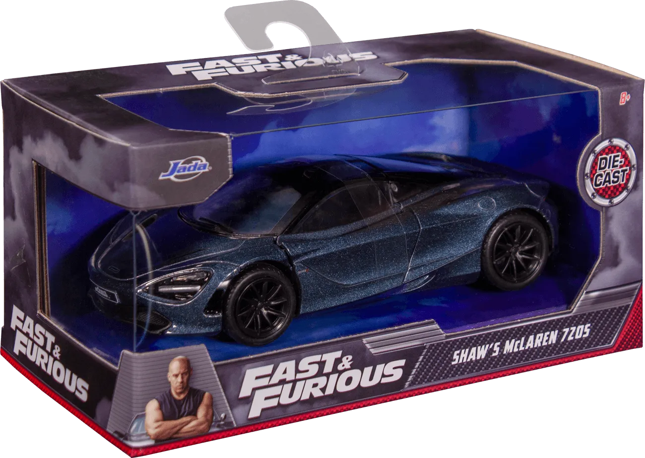 JAD30755 Fast and Furious - Shaw's Mclaren 720S 1:32 Scale Hollywood Ride - Jada Toys - Titan Pop Culture