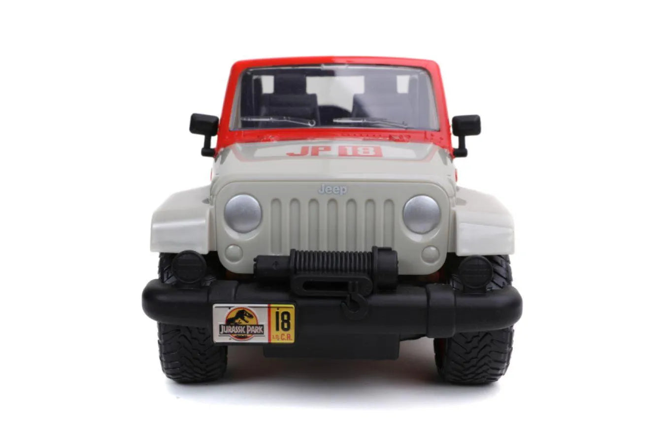 JAD32132 Jurassic World - 2014 Jeep Wrangler (Jurassic Park) 1:16 Scale Remote Control Car - Jada Toys - Titan Pop Culture