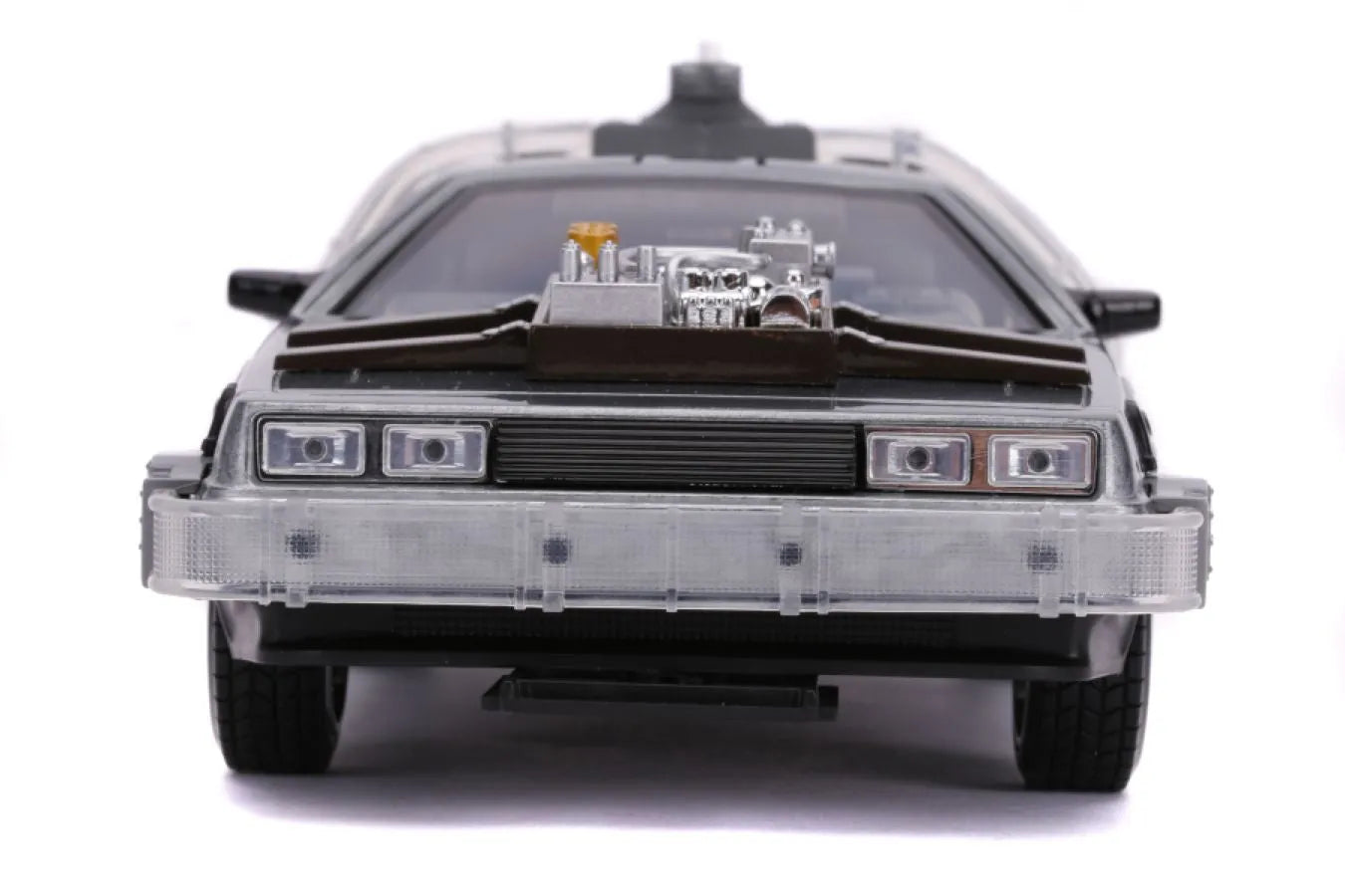 JAD32166 Back to the Future Part III - Time Machine Raw Metal 1:24 Scale Hollywood Ride - Jada Toys - Titan Pop Culture