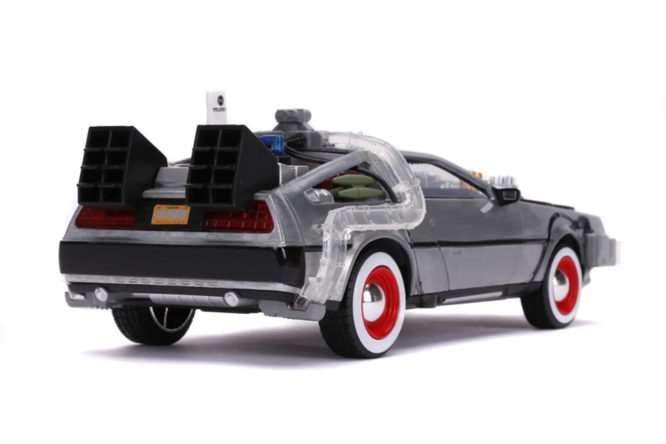 JAD32166 Back to the Future Part III - Time Machine Raw Metal 1:24 Scale Hollywood Ride - Jada Toys - Titan Pop Culture