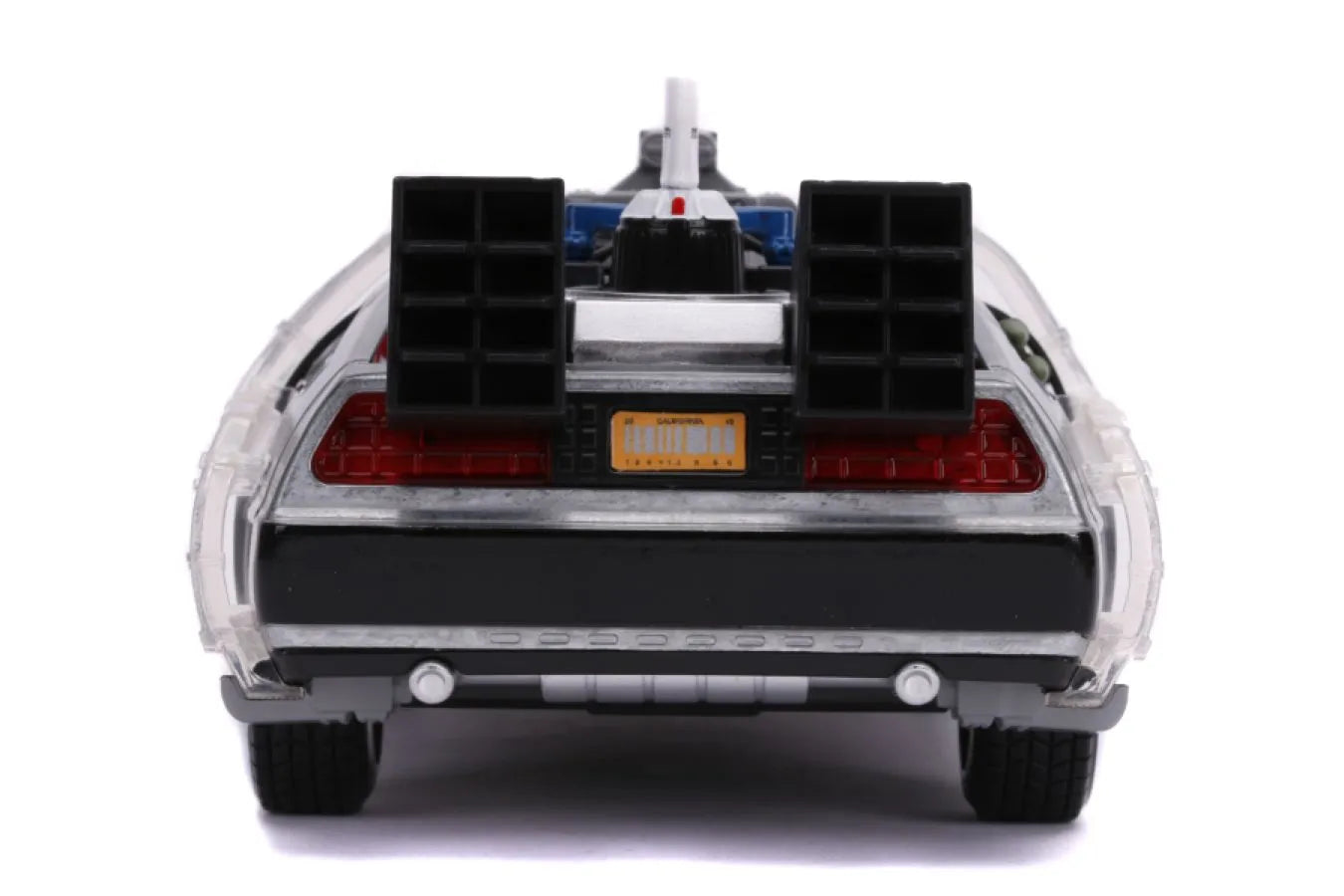 JAD32166 Back to the Future Part III - Time Machine Raw Metal 1:24 Scale Hollywood Ride - Jada Toys - Titan Pop Culture