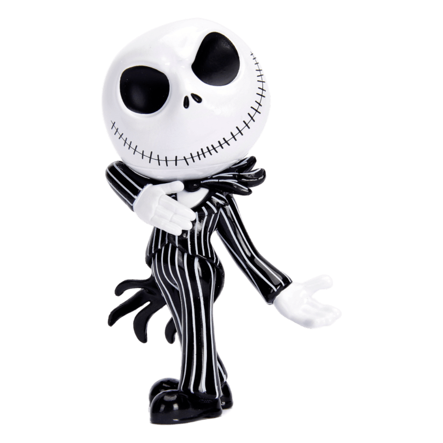 JAD32351 The Nightmare Before Christmas - Jack Skellington Glow-in-the-dark 4" Diecast MetalFig - Jada Toys - Titan Pop Culture