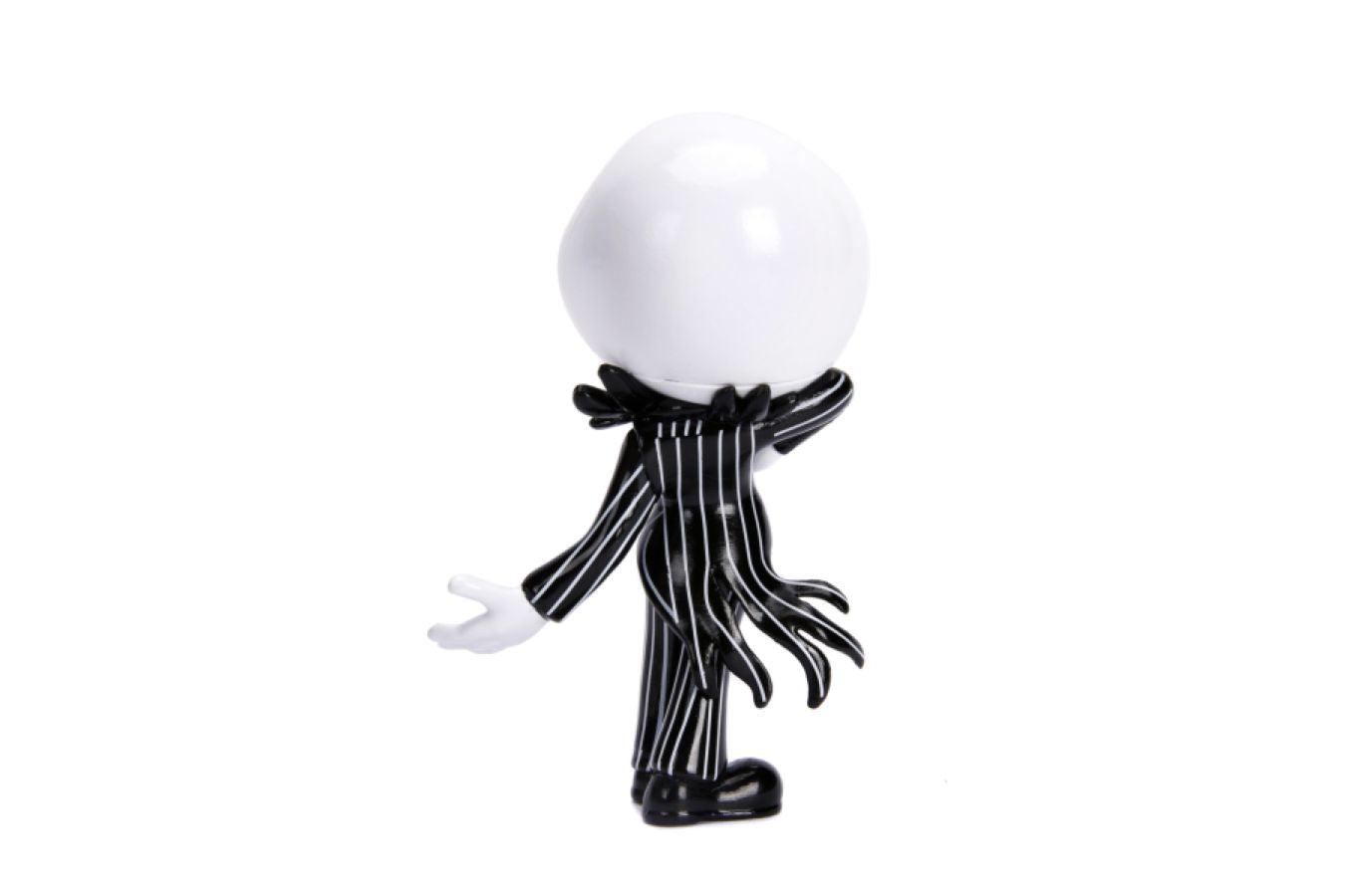 JAD32351 The Nightmare Before Christmas - Jack Skellington Glow-in-the-dark 4" Diecast MetalFig - Jada Toys - Titan Pop Culture