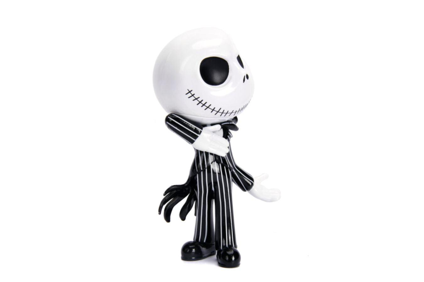 JAD32351 The Nightmare Before Christmas - Jack Skellington Glow-in-the-dark 4" Diecast MetalFig - Jada Toys - Titan Pop Culture