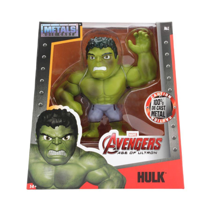 JAD33334 Avengers - Hulk 6" Diecast MetalFig - Jada Toys - Titan Pop Culture