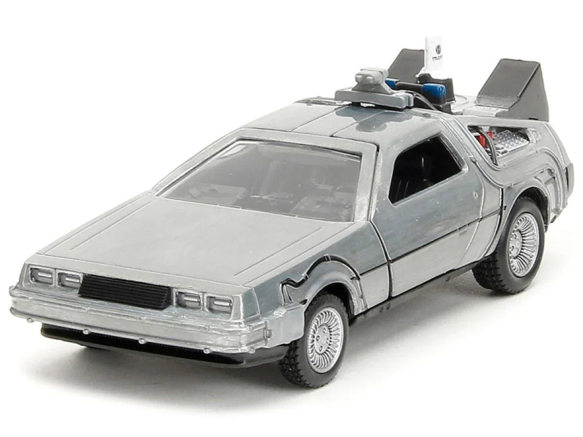 JAD33399 Back to the Future - DeLorean 1:32 Scale 3-Pack - Jada Toys - Titan Pop Culture