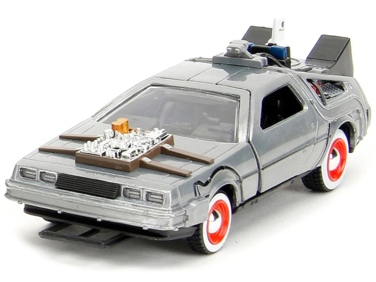 JAD33399 Back to the Future - DeLorean 1:32 Scale 3-Pack - Jada Toys - Titan Pop Culture